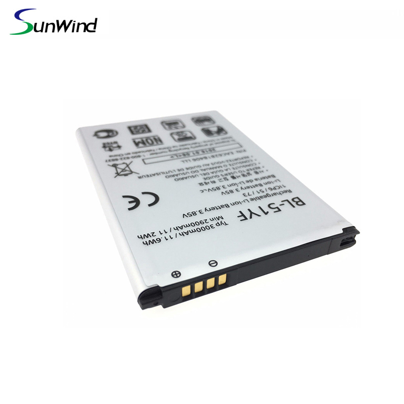 BL-51YF Lithium Battery For LG G4  H815T H818P H818T H8185K H819 LS991 H811 H810 VS986 Standard Battery 3.85V 3000mah