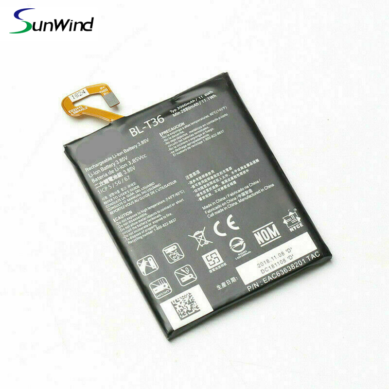 Новый аккумулятор BL - T36 LG K30 K11 X410 3.8V 2880mah