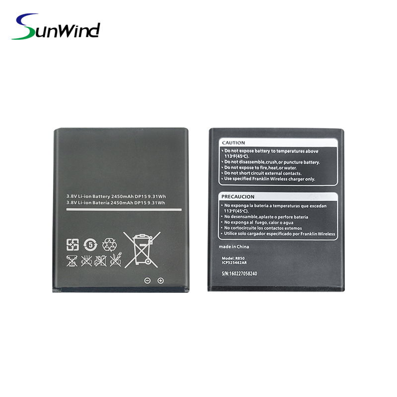 hot sale Rechargeable Wifi route li-ion battery for Franklin R850 mobile hotspot battery
