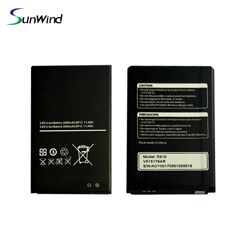 3.8V 3000mAh Rechargeable Battery for Franklin Wireless R910 V515176AR Mobile Hotspot battery
