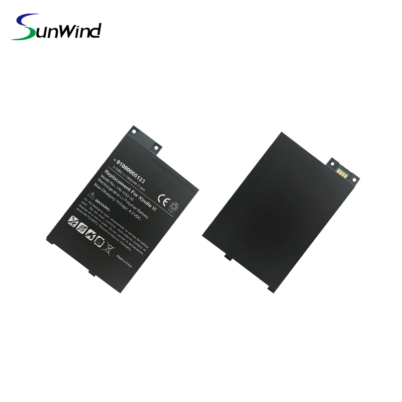 Rechargeable 3.7V 1900mAh replacement li-ion polymer Kindle3 Battery for Amazon Kindle 3 1900mah