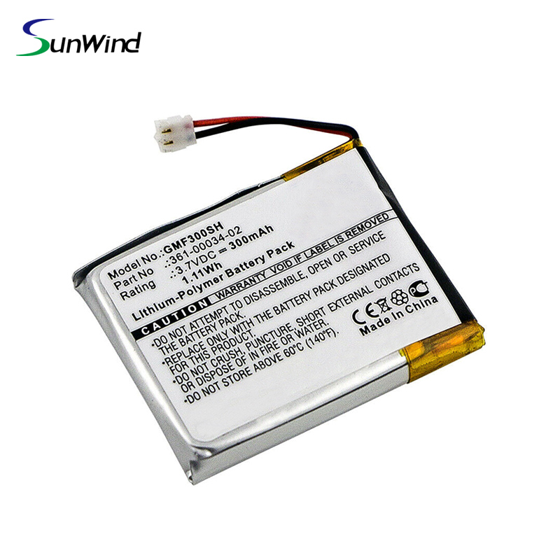 3.7v li-polymer Battery Replacement for garmin Fenix 3 Fenix 3 HR 361-00034-02 300mAh
