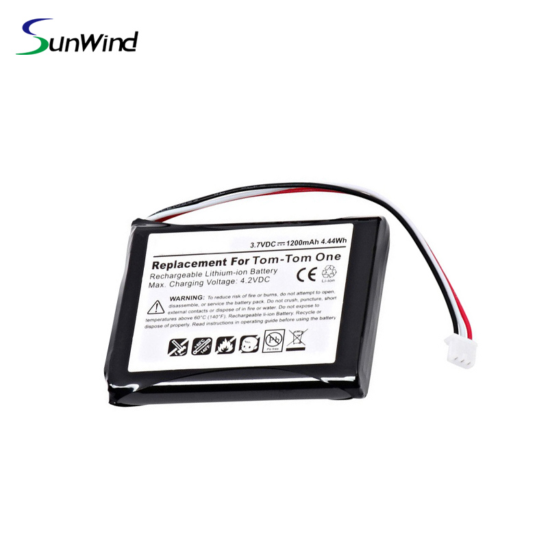 3.7V Li-ion Battery 1300mAh for TomTom one V2 V3 V5 XL Europe Dach TML Rider IQ Routes S4L Rider 2nd 4K00.100