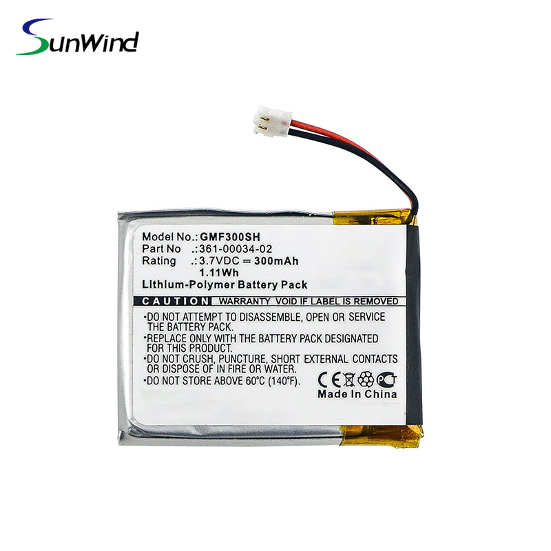 3.7v li-polymer Battery Replacement for garmin Fenix 3 Fenix 3 HR 361-00034-02 300mAh