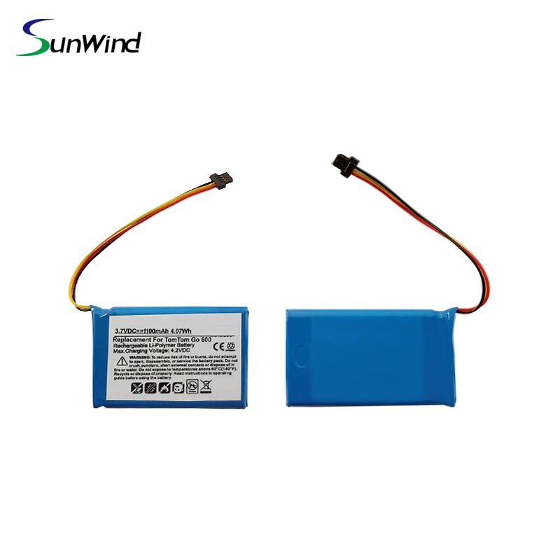 Replacement 3.7V 1100mAh Lithium-ion Battery for TomTom Go 60 S Go 610 4FA60 Go 600 AHA11110009 GPS Navigation