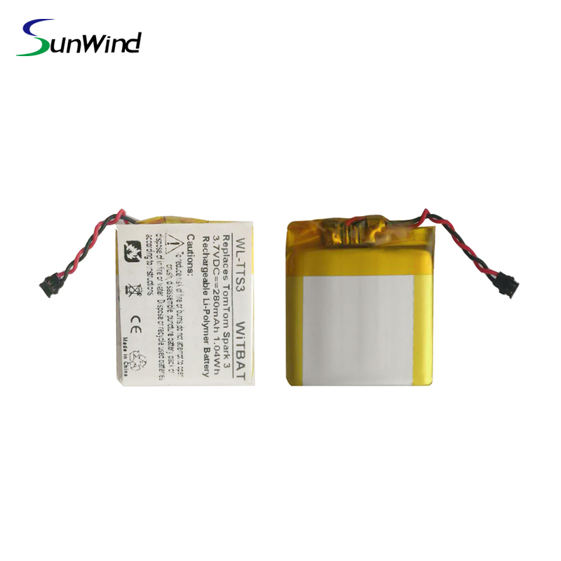 Hot sale li-polymer battery for TomTom AHB332824HPS Batteries Spark Cardio + Runner 2 3 Adventurer Golfer 2