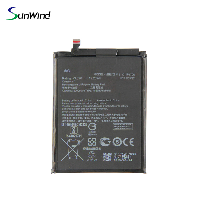 C11P1706 Best selling and high quality  battery For Asus Zenfone Max Pro M1 ZB601KL ZB602KL 3.82V 5000mAh