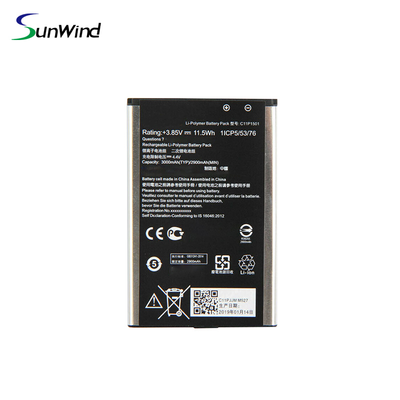 C11P1501 Rechargeable battery For Asus Zenfone 2 Laser 5.56 ze550kl ze601kl z00ld 3.85v 3000mah