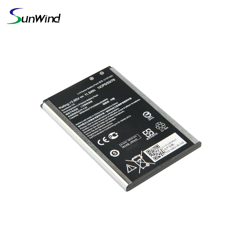 C11P1501 Rechargeable battery For Asus Zenfone 2 Laser 5.56 ze550kl ze601kl z00ld 3.85v 3000mah