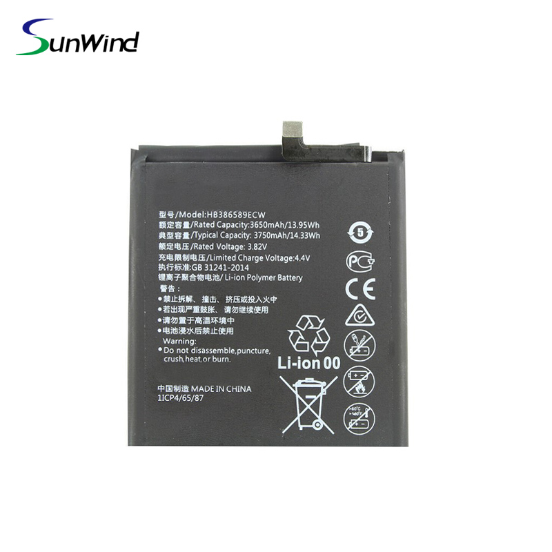 HB386589ECW Mobile Phone Battery for Huawei Honor 8X Honor P10 Plus Mate20 Lite Li-ion battery 3.82V 3750mAh