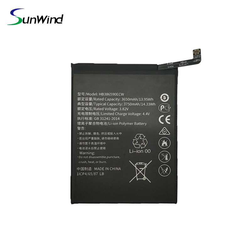 HB386590ECW Batería del teléfono celular Rechargeable Battery For Huawei Honor 8x Li-ion Battery 3.82V 3750mAh