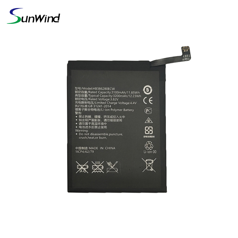 HB386280ECW Batería del teléfono celular Battery  For Huawei honor 9 P10 Ascend P10 3.82V 3200mAh