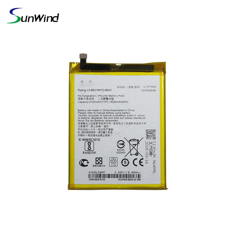 C11P1609 Wholesale price cell phone  Battery For Asus ZenFone 3 Max ZC553KL 3.85V 4120mAh