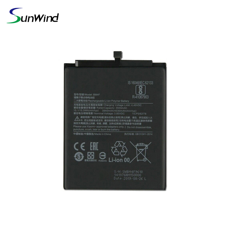 BM4F Shenzhen wholesales price OEM  For Xiaomi CC9 CC9E Battery Mobile Phone Replacement batteries 3.85V 4030mAh