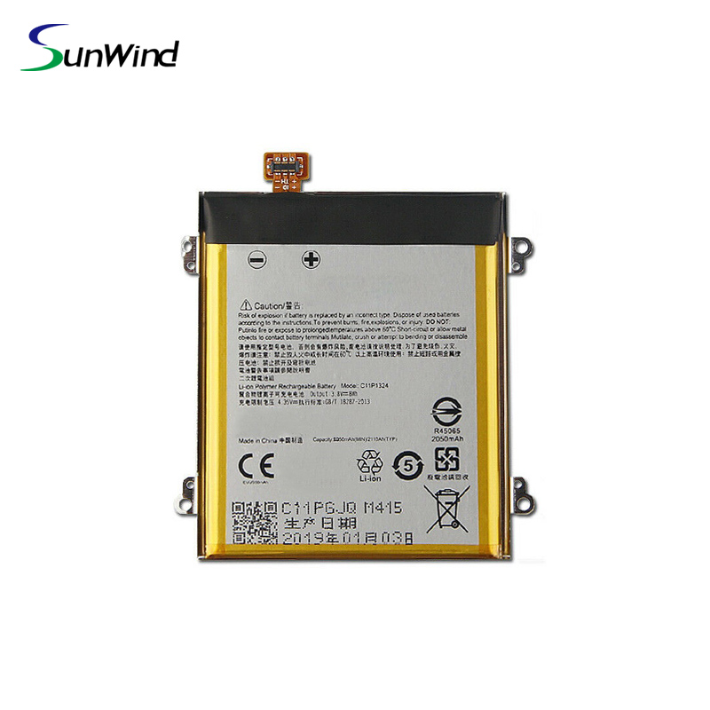 C11P1324 Replacement Battery  For ASUS ZenFone 5 A500G Z5 A500KL T00J A501CG 3.85V 2050mAh