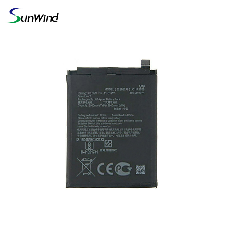 C11P1709 Mobile Phone Battery For Asus Zenfone live L1 ZA550KL X00RD Battery 3.85V 3040mAh