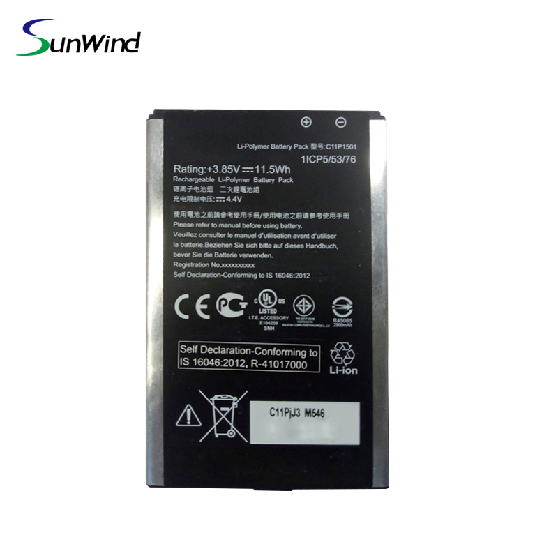 C11P1501 Rechargeable battery  For Asus Zenfone 2 Laser 5.56 ZE550KL ZE601KL Z00LD 3.85v 3000mah