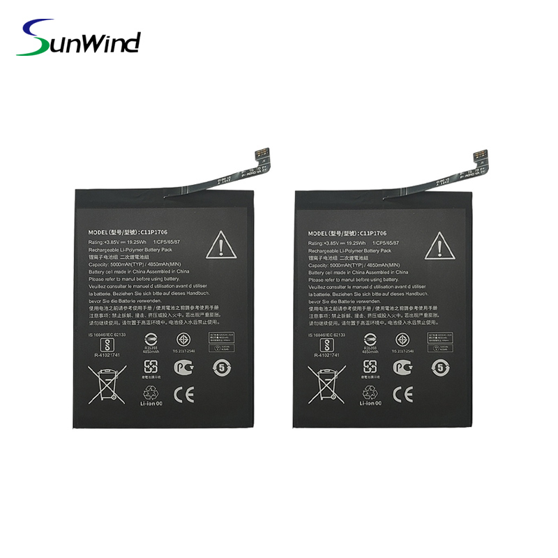 C11P1706 High Quality Battery  For Asus Zenfone Max Pro M1 Zb601kl Zb602kl 3.82v 5000mah