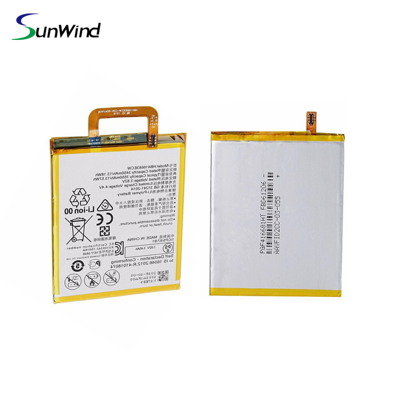 HB416683ECW Mobile battery wholesale manufacturer full capacity cellphone battery for Huawei nexus 6P 3.82V 3500mah