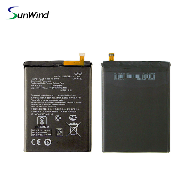 C11P1611 Factory Price  Rechargeable Battery For Asus Zenfone 3 Max  Mobile Phone Battery  3.8V 4130mah
