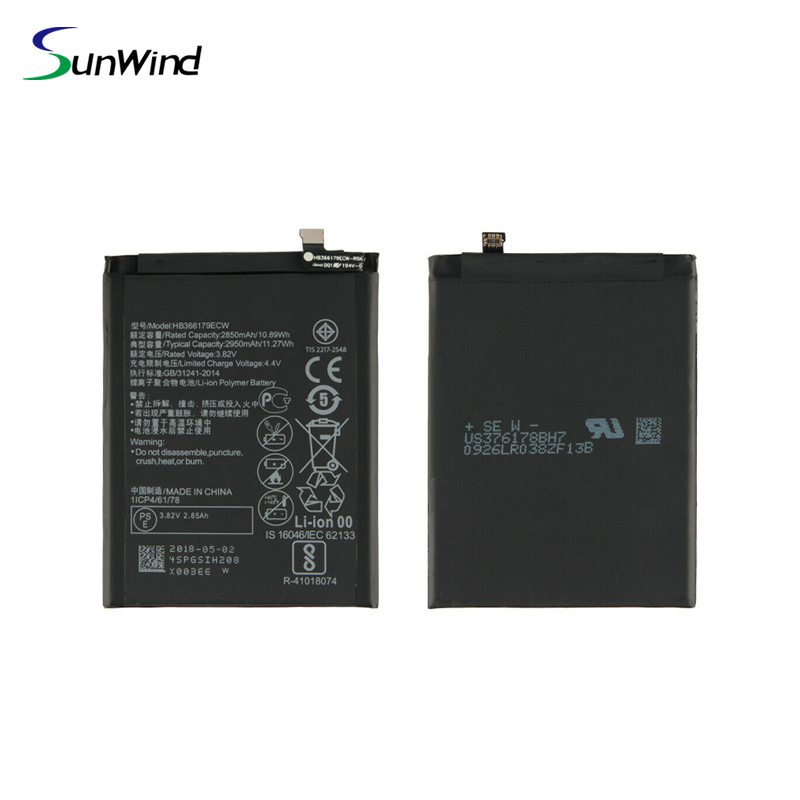 HB366179ECW Rechargeable mobile phone battery For Huawei Nova 2  standard battery 3.82V 2950mah