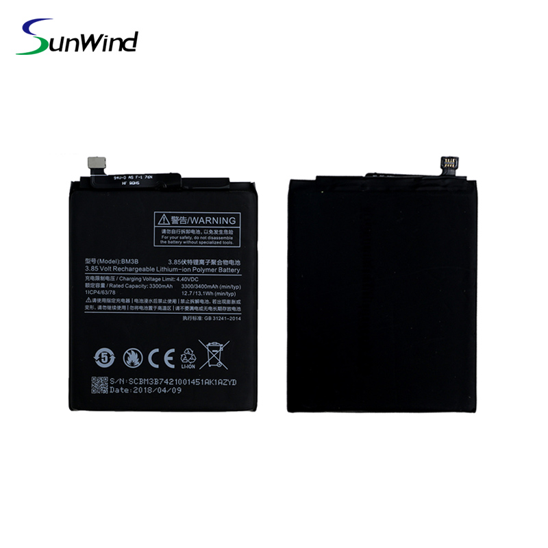 BM3B Polymer Li-ion Phone Battery Fast Speed Charging  Battery For Xiaomi Mix2 2s 3.82V 3300mah