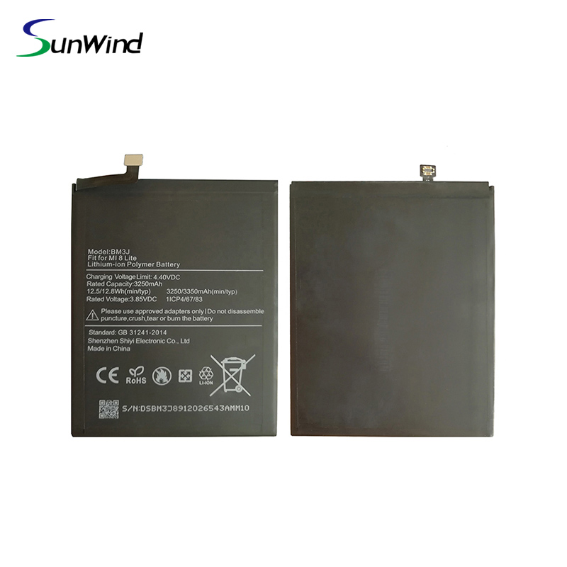 BM3J Xiaomi mi a1 bateria Factory Lowest Price Mobile Phone Battery For Xiaomi MI 8 Lite  3.85V 3350mAh