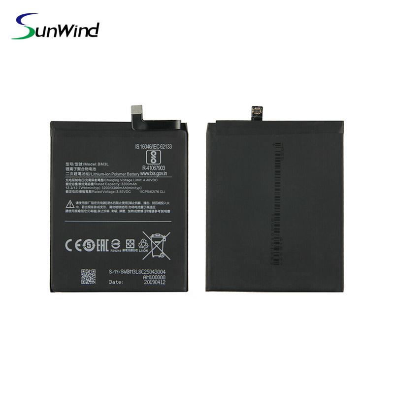 BM3L Good quality  mobile phones xiaomi battery for Xiaomi MI9 MI 9 original replacement batteries 3.85V 3300mAh
