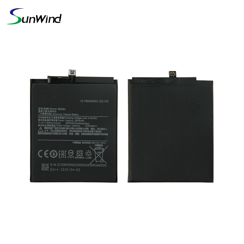 BM3M Rechargeable Battery For Xiaomi Mi 9 SE Replacement Batteries 3.85V 3070mAh