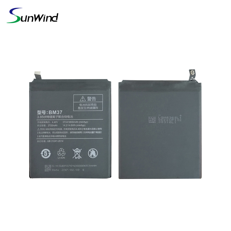 BM37 Wholesale Factory Replacement Phone Battery For  Xiaomi Mi 5S Plus bateria xiaomi 3.85V 3800mah