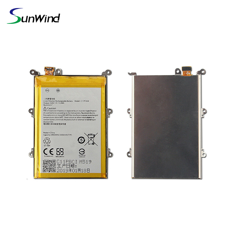 C11P1424 Cell phone battery For Asus ZenFone2 ZE551ML ZE550ML ZE550ML Z00AD 3.85V 3000mAh