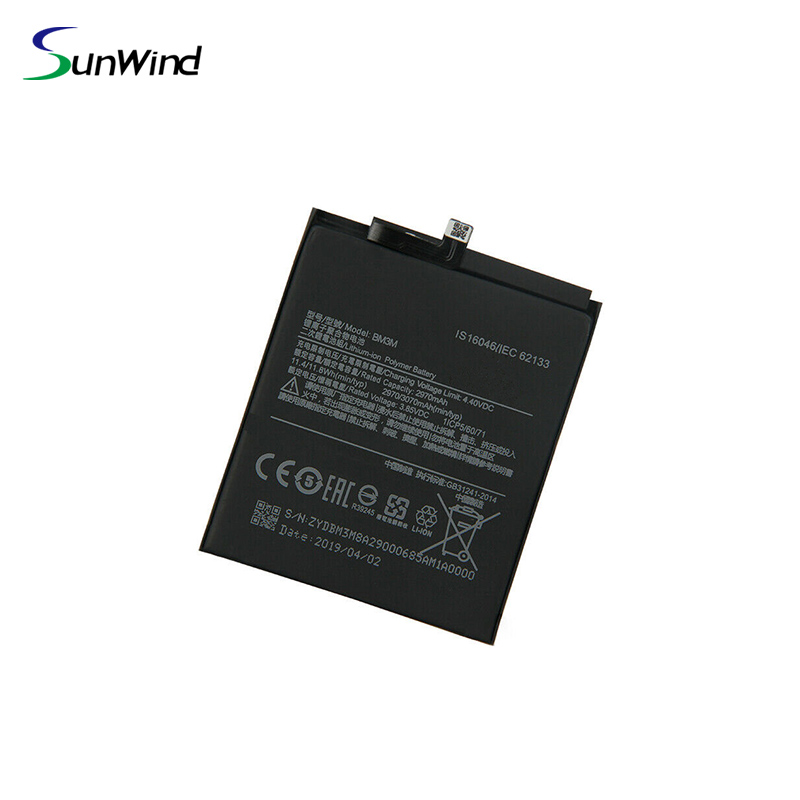 BM3M Rechargeable Battery For Xiaomi Mi 9 SE Replacement Batteries 3.85V 3070mAh
