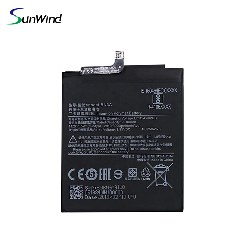 BN3A bateria xiaomi  Hot Selling OEM Mobile Phone Battery for  Xiaomi Mi Play / Redmi Go 3.85V 3910mAh