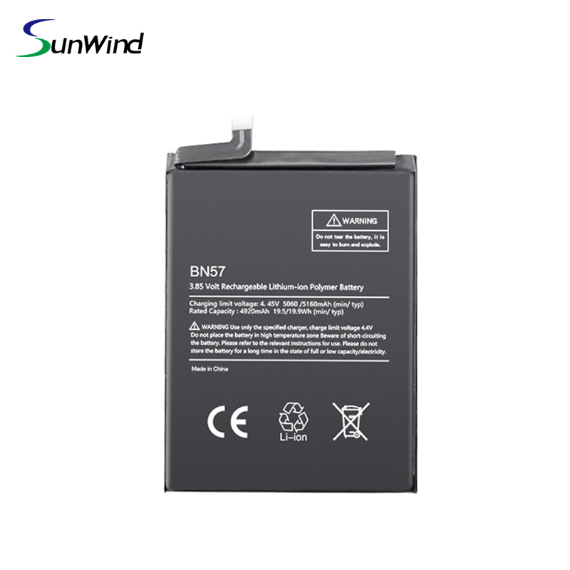 BN57 bateria xiaomi  Li-polymer Cell phone batteries  for battery for Xiaomi Poco X3 3.85V 5160mAh