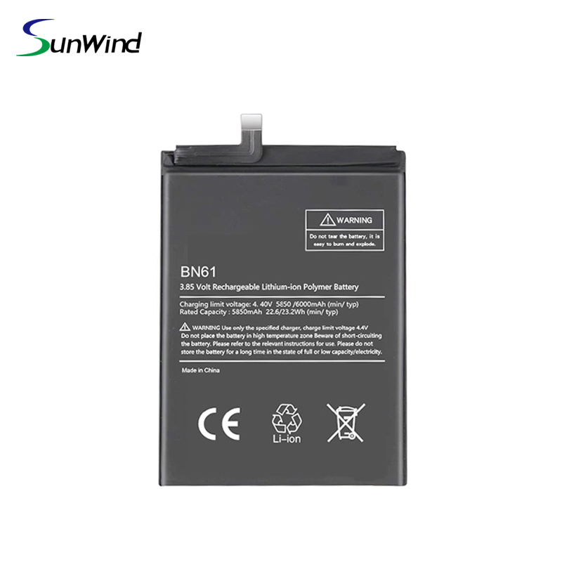 BN61 High Capacity  battery for xiaomi pocophone X3 poco x3 battery high quality  3.85V 6000mAh