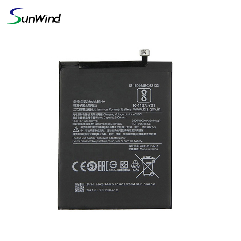 BN4A Smartphone battery for Xiaomi Redmi Note 7 / Note 7 Pro mobile batteries 3.85V 3900mah