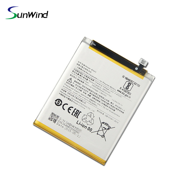 BN49 Hot sale mobile phone battery for Xiaomi Redmi 7A Mi 6X  3.85V 3900mAh