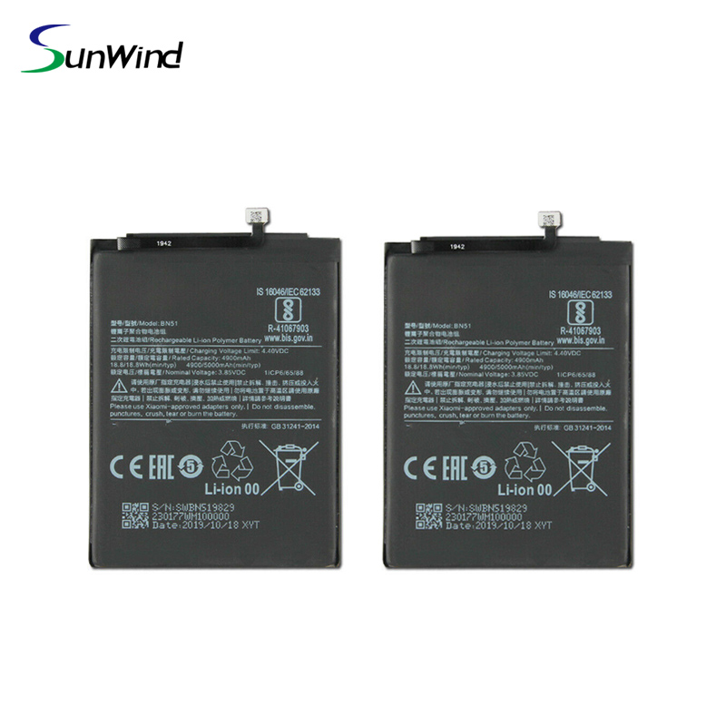 BN51 bateria xiaomi  Wholesale replacement mobile phone batteries  for Xiaomi Redmi 8 redmi 8A 3.85V 5000mAh