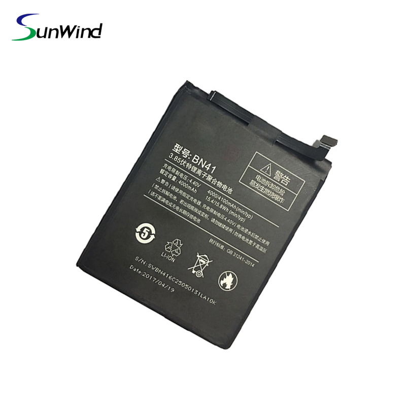 BN41 OEM New Mobile Phone Internal Battery For Xiaomi Redmi Note 4  Battery 3.85V 4000mAh