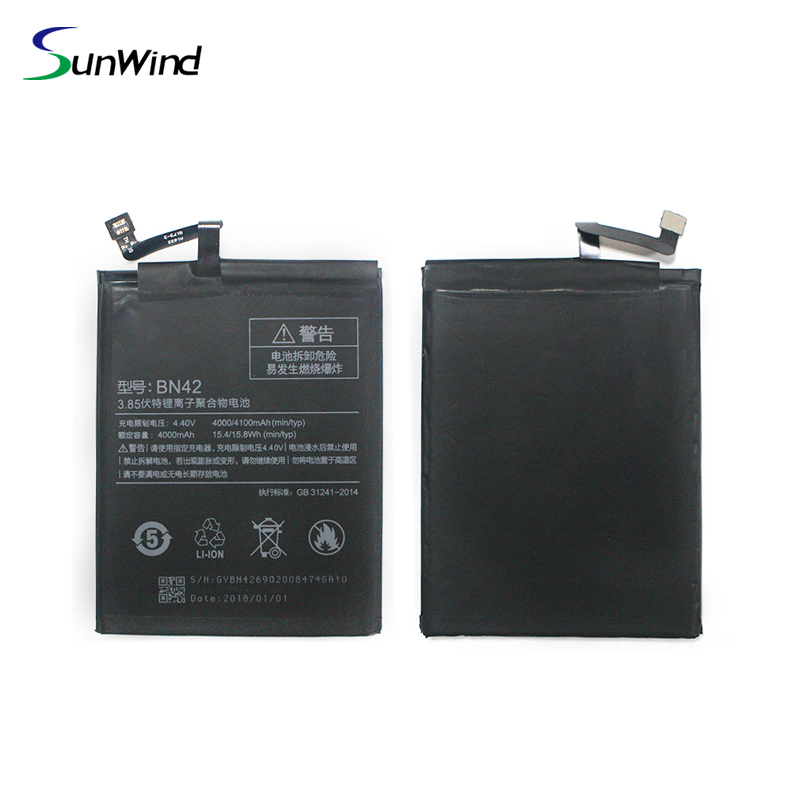 BN42 bateria xiaomi  New mobile phone battery  for Xiaomi redmi Hongmi 4 3.85V 4000mAh