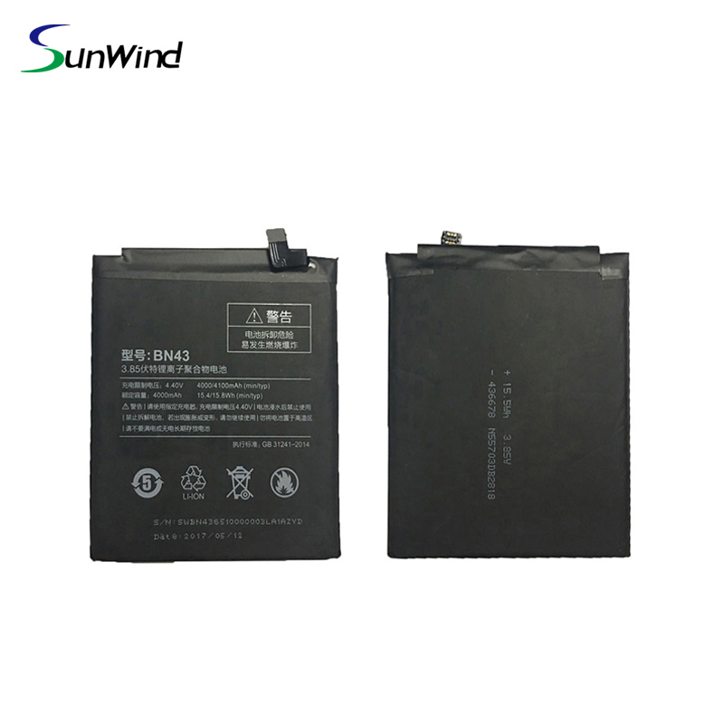 BN43 Manufacturer original cheap price   mobile phone battery for Xiaomi Redmi Note 4 4x 3.85V 4100mah