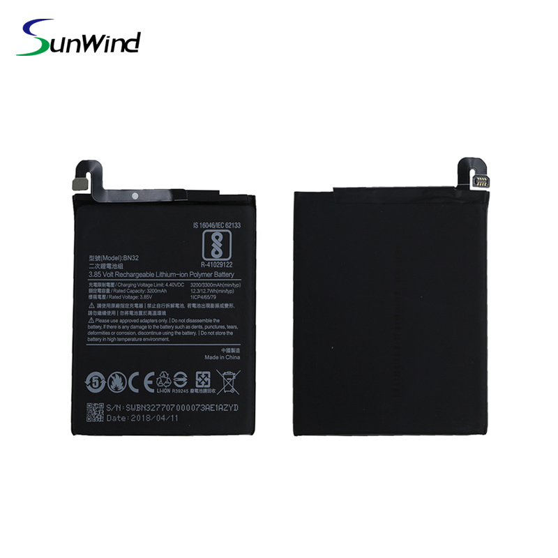 BN32 Replacement Li-ion Polymer Battery mobile Phone for Xiaomi 3.85V 3200mAh