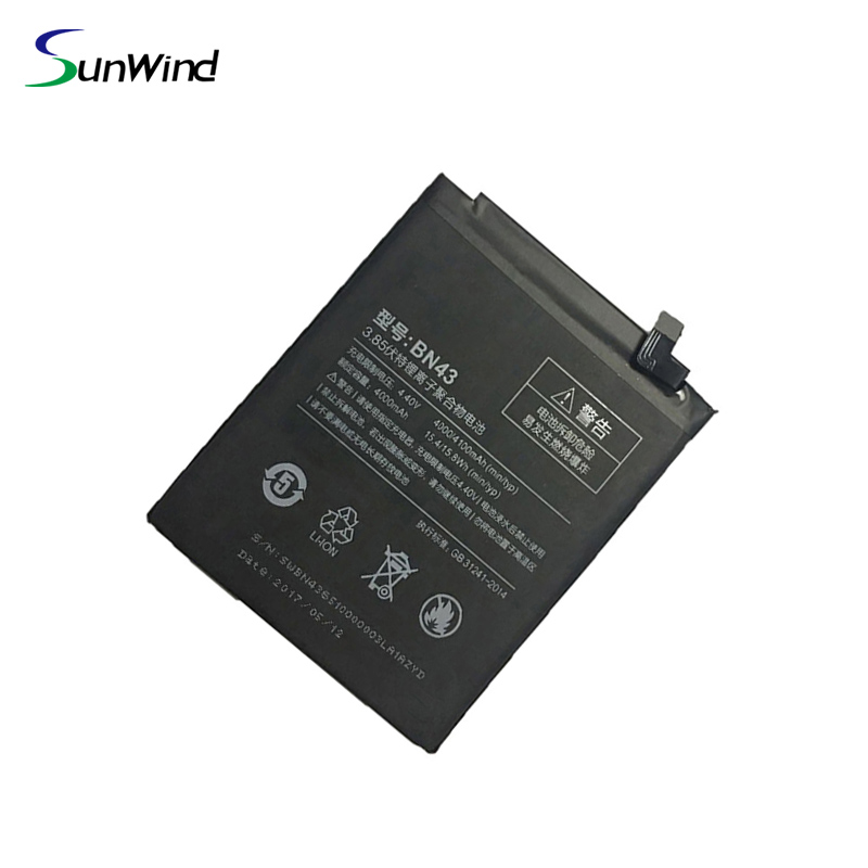 BN43 Manufacturer original cheap price   mobile phone battery for Xiaomi Redmi Note 4 4x 3.85V 4100mah