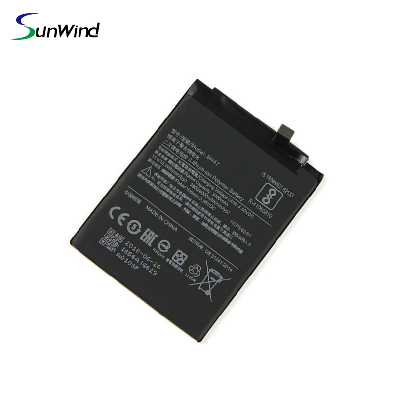 BN47 Wholesale  Mobile Phone Battery For Xiaomi Mi6 Pro Redmi Mi 6 Pro Battery 3.85V 3900mAh