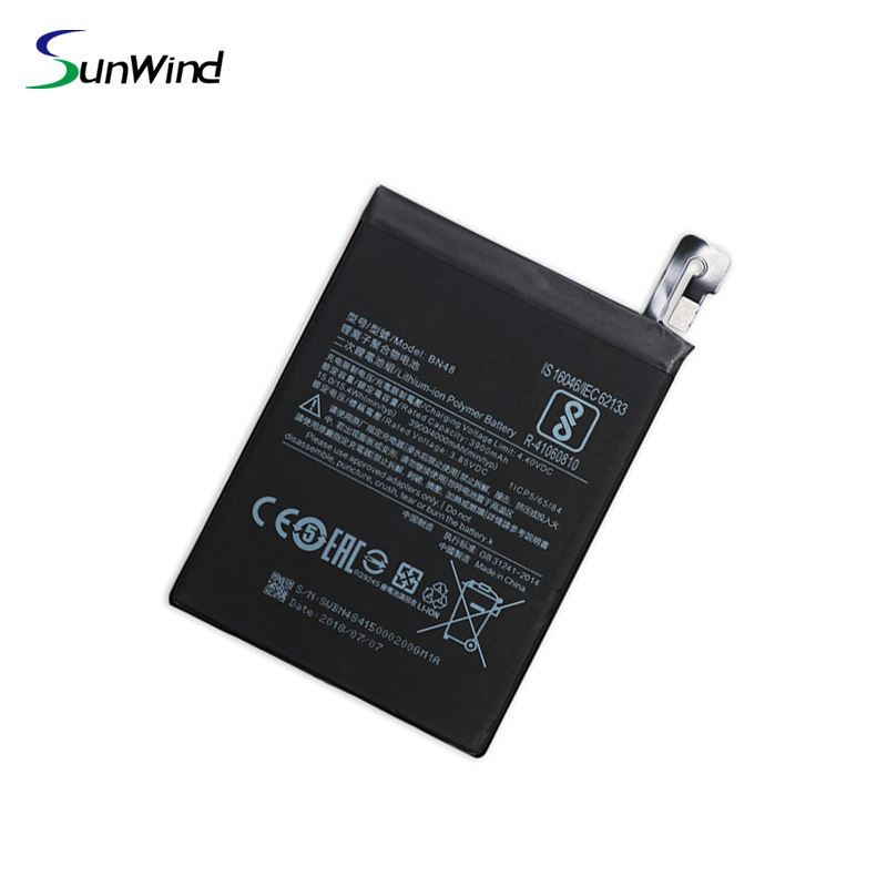 BN48 High Capacity  Phone  Li-ion Battery For Xiaomi Redmi Note 6 Pro Standard Battery 3.85V 4000mAh