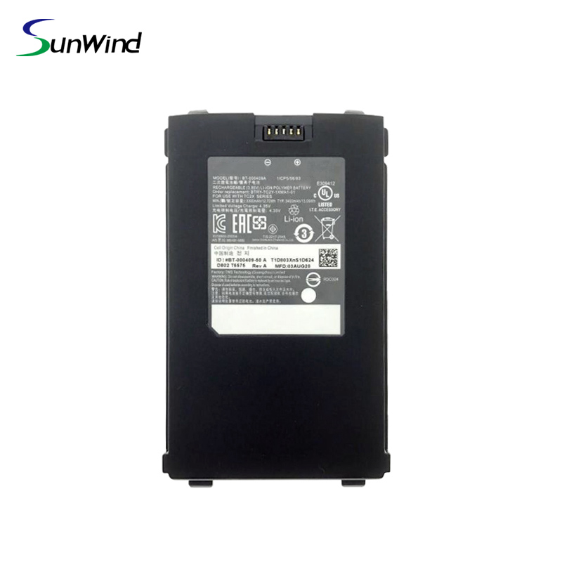 Barcode Scanner Battery for Zebra TC21, TC26, TC26AK , BT-000409, BT-000411-08, BTRY-TC2Y-1XMA1-01 3.8V/mA