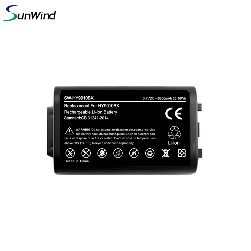 3.7V 6800mAh Li-ion Replacement Rechargeable Barcode Scanner Battery   for Honeywell 99GX, Dolphin 99EX, 99EX-BTEC