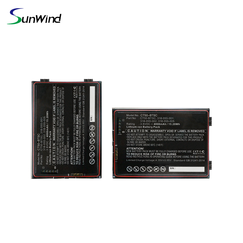Rechargeable battery for Honeywell CT50-BTSC CT51 CT60 15.5Wh 4040mAh 3.9 V 318-055-011