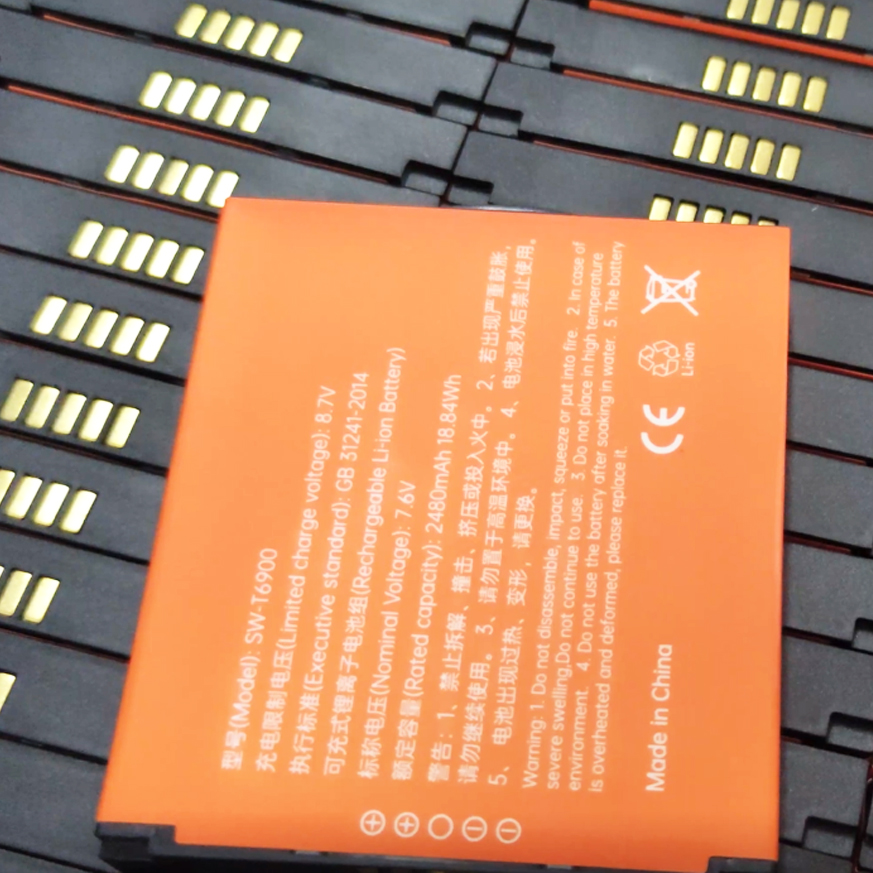 Replacement POS OEM T6900 Battery for Sunmi P2 Handheld POS 2480mAh 7.6V