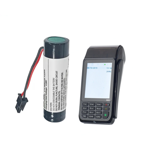 NEW Replacement Pos Terminal Battery For Pax S920 IS486 3.7V 2200mAh 18650 Pax Battery